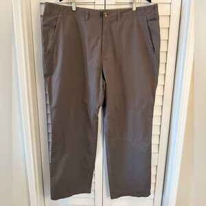 Exofficio Men's Brown Insect Shield Chino Hiking Pants Size 42 X 30 NWOT